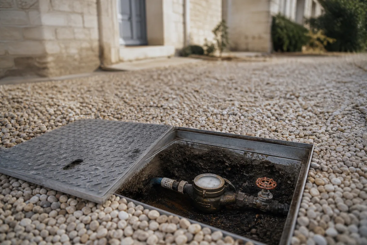 Fuite d'eau : couper l'eau et lancer la recherche de fuite